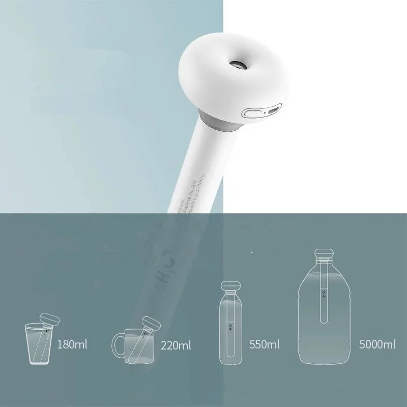 White dismountable air humidifier for home and office