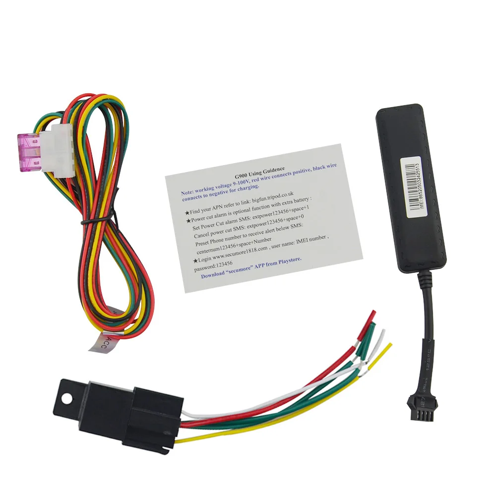 G900 gps Tracker Мини-автомобиль Locator реального времени Автомобилей Устройства Слежения без Батарея мини-трекер жизни на платформе