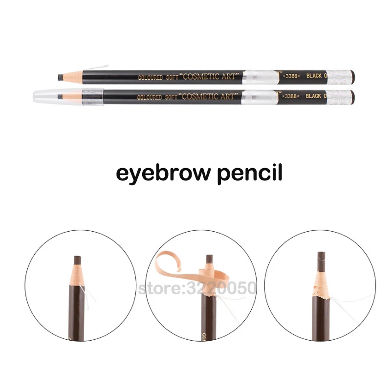 Lápis à Prova Cosméticos para Maquiagem Ferramenta de Beleza Microblading Sobrancelha Dwaterproof Água Sombras Matiz Caneta Natural 5 Cor 7 High Quality Beleza e saúde