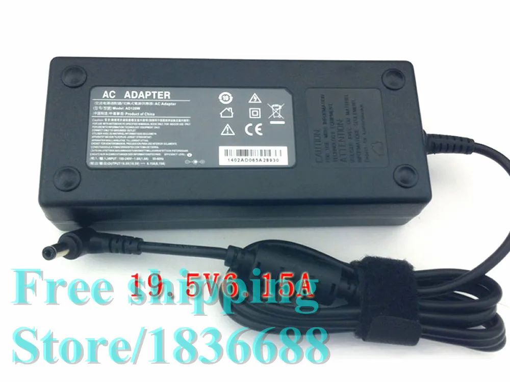 GYIYGY 19.5V 6.15A Power Supply 120W Battery Charger AC Adapter for GE60 GS60 GS70 GE70 Gaming Laptop A12-120P1A A120A010L | Компьютеры и