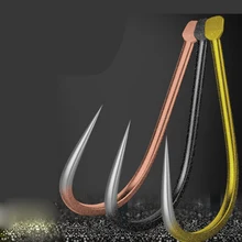 YINGTOUMAN 2 сумки(20 шт)/Лот Цвет Титан Вольфрамовая сталь рукав крюк Kanto без колючей платины сумка для вспышки рыболовные снасти, крючки