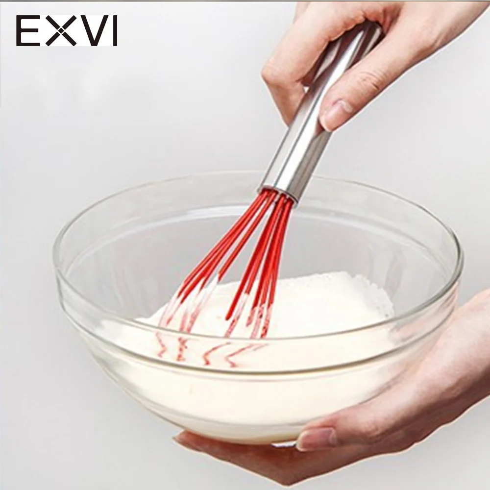 EXVI Silicone Multi function Egg Beater Paste Mixer Chocolate Cream