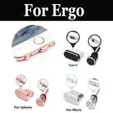 Тип C Пылезащитная заглушка для телефона Комплект Порты и разъёмы+ 3,5 мм разъем для наушников для Эрго F500 A502 Aurum F501 Magic Эрго F502 Платиновый Максимальная B501
