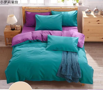 

New style solid colors and zebra pattern design,4 pcs bedding sets bed sheet bedspread duvet cover/flat sheet/ pillowcases