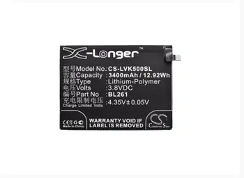 

Cameron Sino 3400mAh battery for LENOVO A7020a48 K5 Note K52t38 Lemon K5 Note Dual SIM TD-LTE BL261 Mobile, SmartPhone Battery