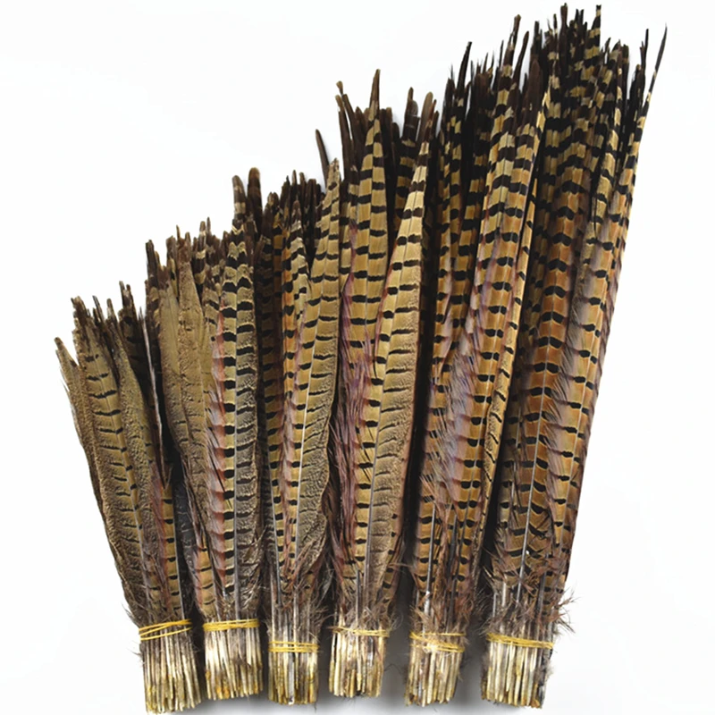 10Pcs/Lot Natural Ringneck Pheasant Tail Feathers for Crafts 25 75CM 10 30" Wedding Decorations Pheasant Feather Plumes Plumas|Feather| - AliExpress