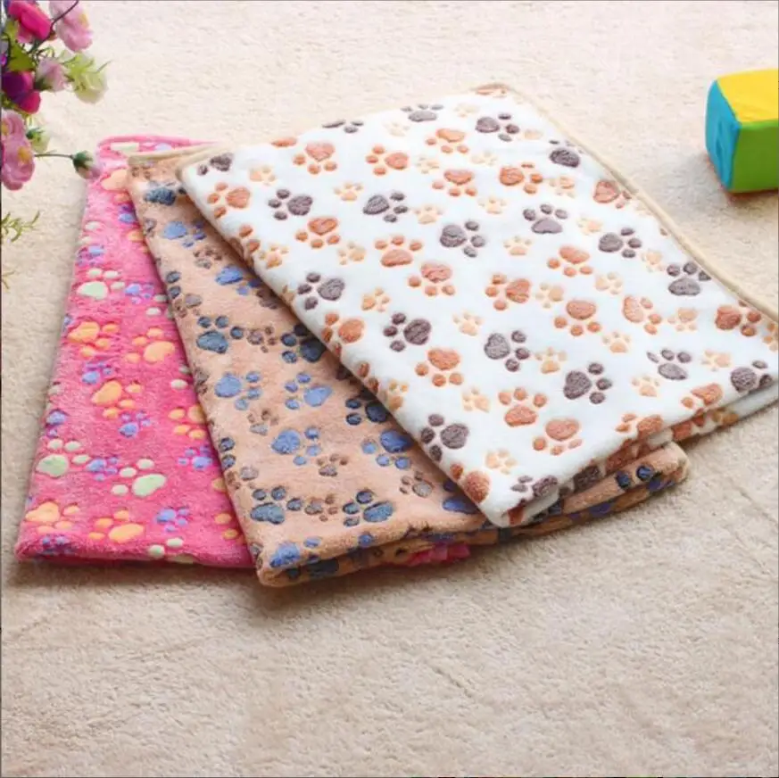 Bebo Dog Pet blankets Super soft warm coral fleece Kennel mats Bed Hamster Cat Dog Wholesale