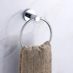 Из нержавеющей стали ванной полотенце кольца ванной Круглый полотенце висит отель кольцо для полотенца полотенце висит ванной кулон