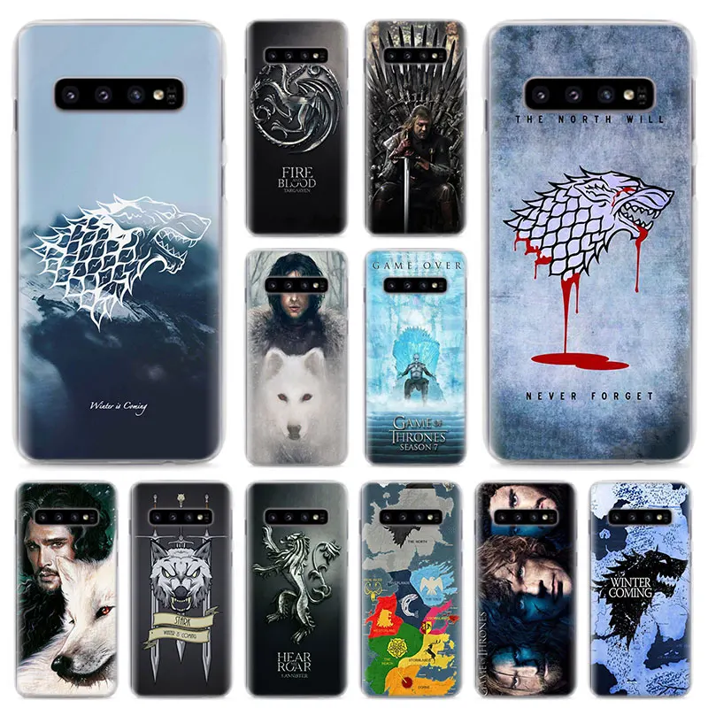 

Jon snow games of thrones Phone Cases for Samsung Galaxy S10e S10 S8 S9 Plus M10 M20 M30 A50 S6 S7 Edge Hard case cover
