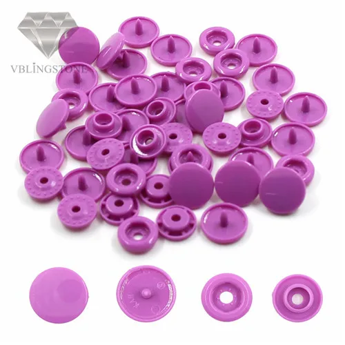 20 наборов KAM T5 круглые пластиковые защелки для аксессуаров одежды Детские кнопки "сделай сам" нажимные застежки-гвоздики 12,2 м - Цвет: B56