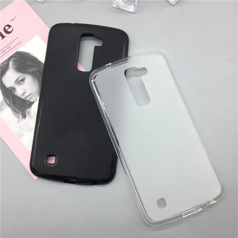 

Case Soft Silicon Phone Para for LG K7 M1 Tribute 5 X210 X210DS MS330 LS675 Luxury TPU Fundas Full Cover Shell Black Cases Coque