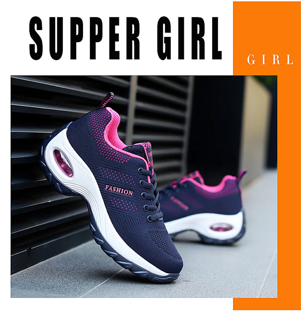 Spring Women Flat Platform Shoes Breathable Mesh Casual Flats Shoes Woman Lace-up Basket Femme Ladies Sneakers creepers (1)