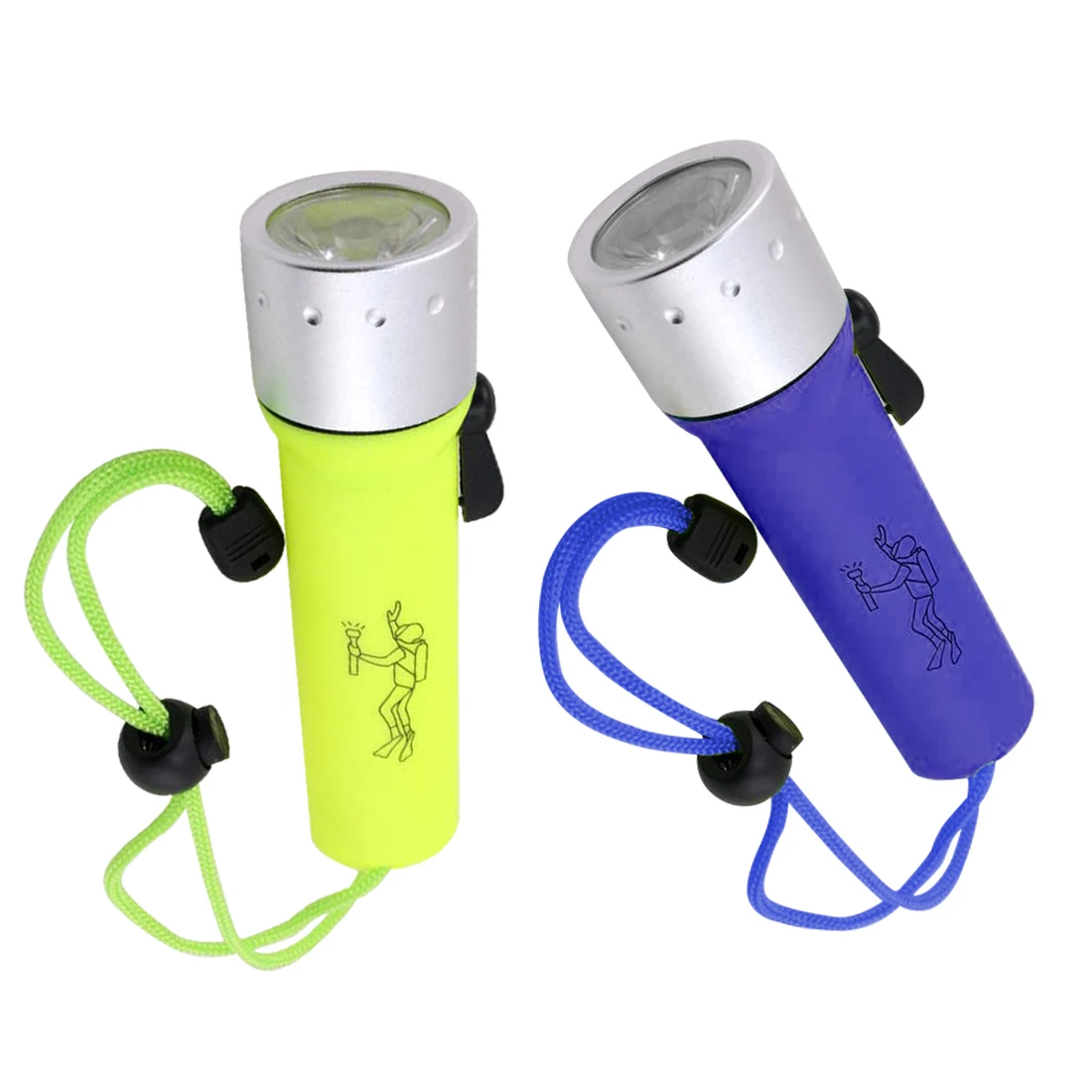 New Arrival Professional Underwater Diving Flashlight 1200Lm Q5 LED