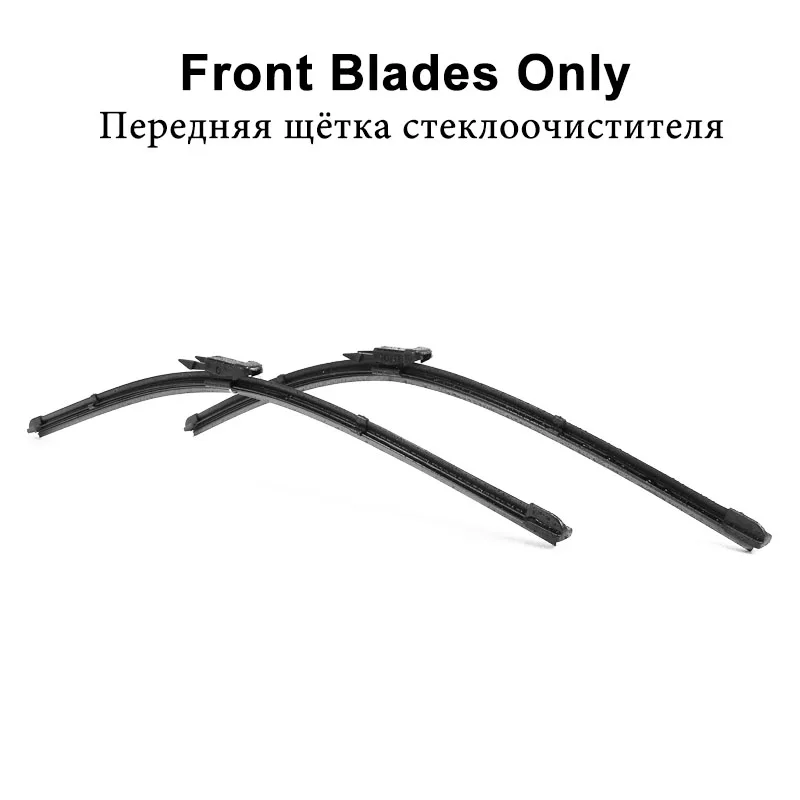 Front Blades Only YITOTE щетки стеклоочистителя для сиденья Mii Fit кнопочные ручки 2011 2012 2013 - Цвет: Front Blades Only
