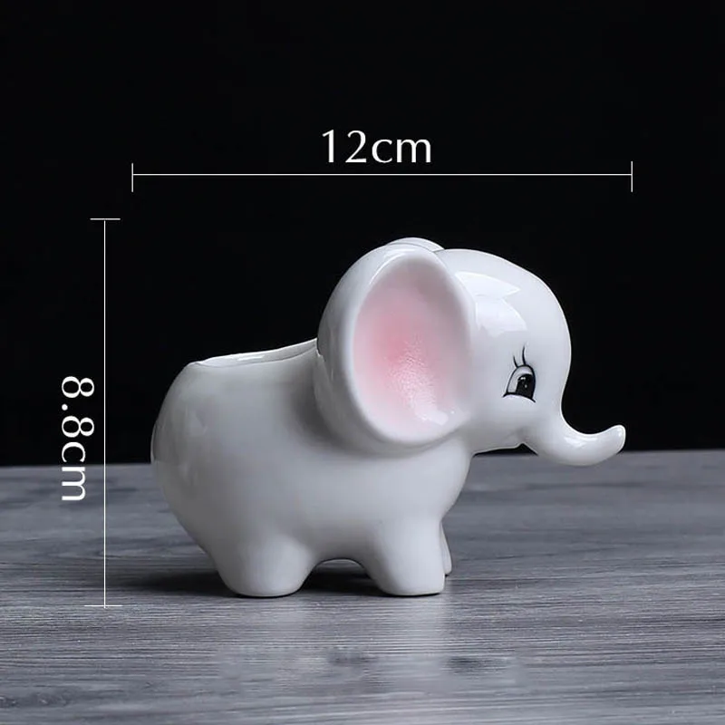 Cartoon Elephant Flower Pots Succulent Plant Flowerpot Ceramic Bonsai Pots Cartoon Elephant Flower Pots Succulent Plant Flowerpot Ceramic Bonsai Pots