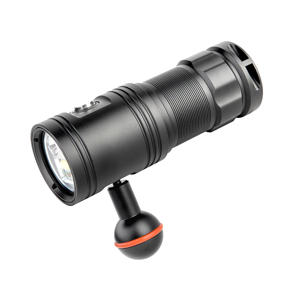 

TrustFire video camera light Diving Flashlight DF30 XM-L2 LED 2350lumen scuba dive Lanterna 100 meters underwater red/UV light