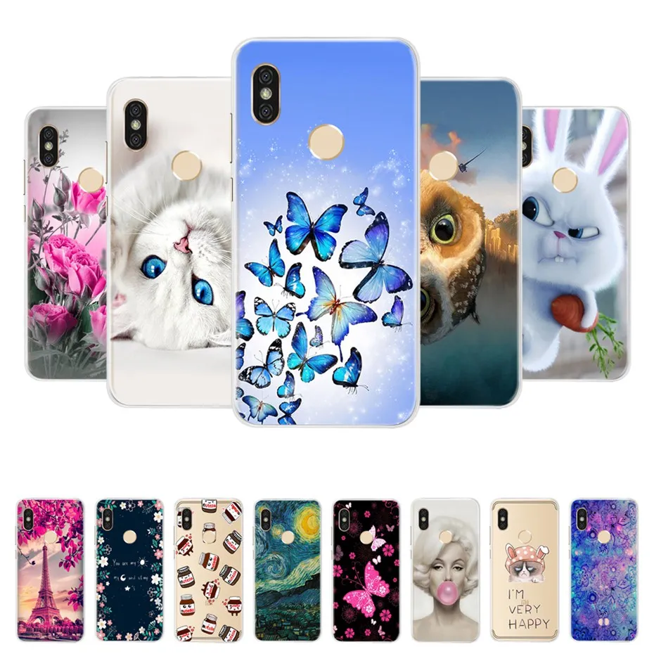 لمصد على Xiaomi Redmi S2 حالة غطاء RedmiS2 TPU لينة سيليكون الغطاء الخلفي حالة ل Xiomi Xiaomi Redmi S2 جراب هاتف Fundas