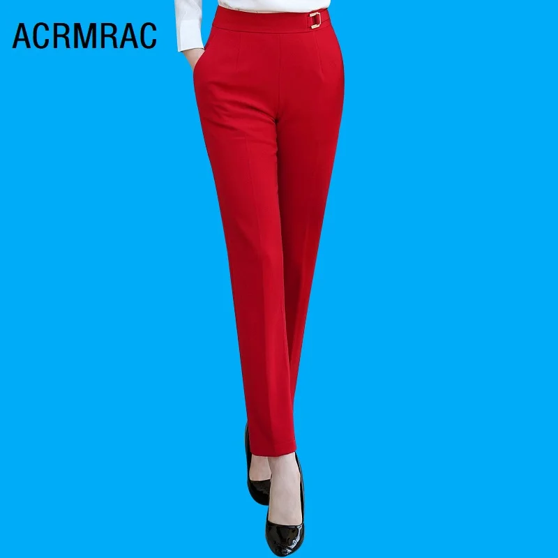 

Women Suit pants Slim autumn Solid color Pencil pants Suit pants Woman 8056