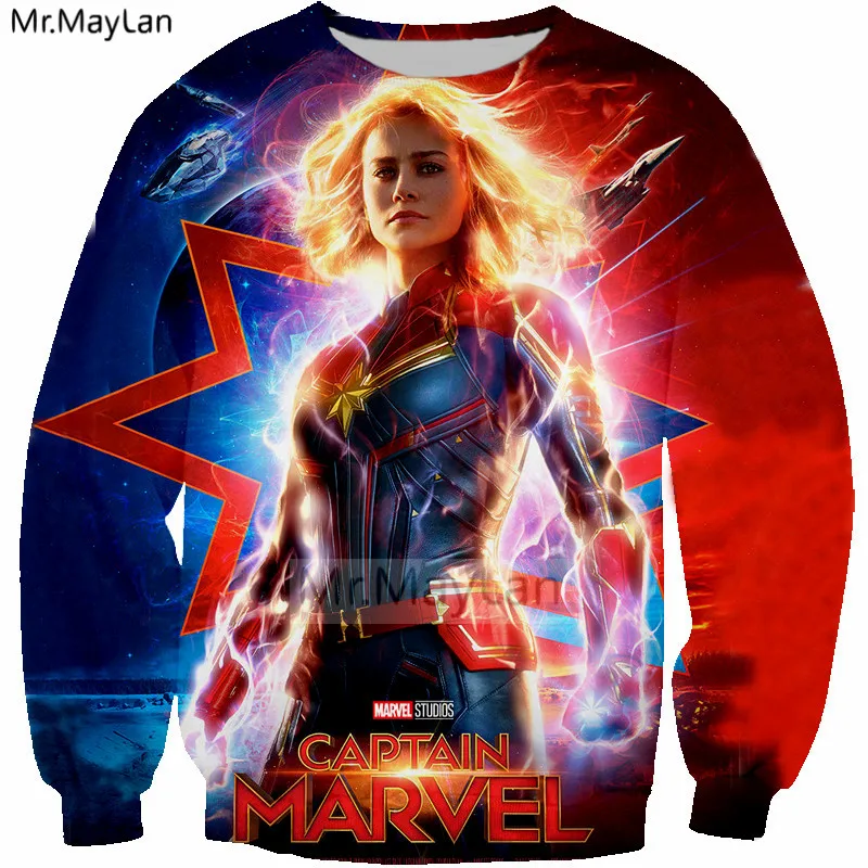 2019 Movie Captain Marvel Super Hero 3D Print Jacket Men/women Hiphop Streetwear Sportswear Boy Modis Hoodies Tracksuits Clothes 2019 Movie Captain Marvel Super Hero 3D Print Jacket Men/women Hiphop Streetwear Sportswear Boy Modis Hoodies Tracksuits Clothes