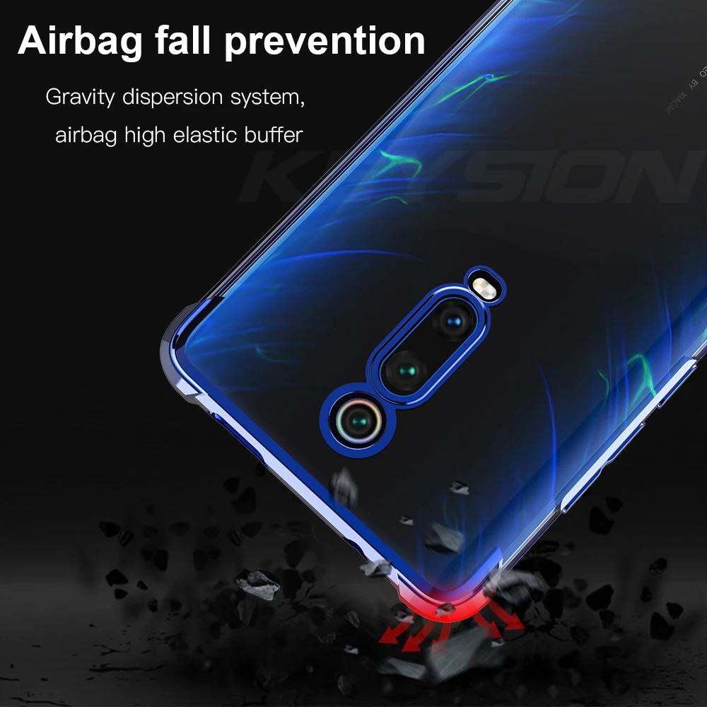 Ударопрочный чехол KEYSION с покрытием для Xiaomi Mi9T Pro Redmi K20 противоударный прозрачный
