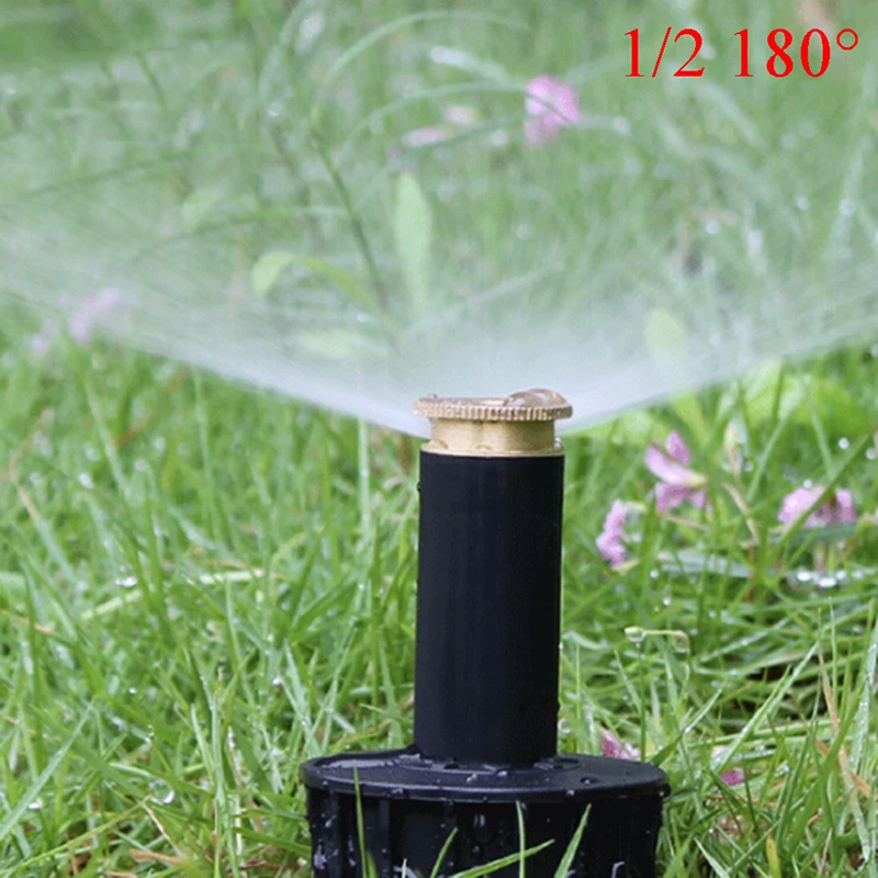 Пластик 90/180/360 градусов вращение разбрызгиватели устройство воды для полива и орошения Системы газон Pop Up клапан разъем Садовые принадлежности