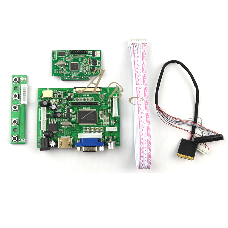 EDP HDMI VGA 2AV LVDS Комплект модуля платы контроллера для бороды 15 6 "1366X768 30P 1 полоса TFT