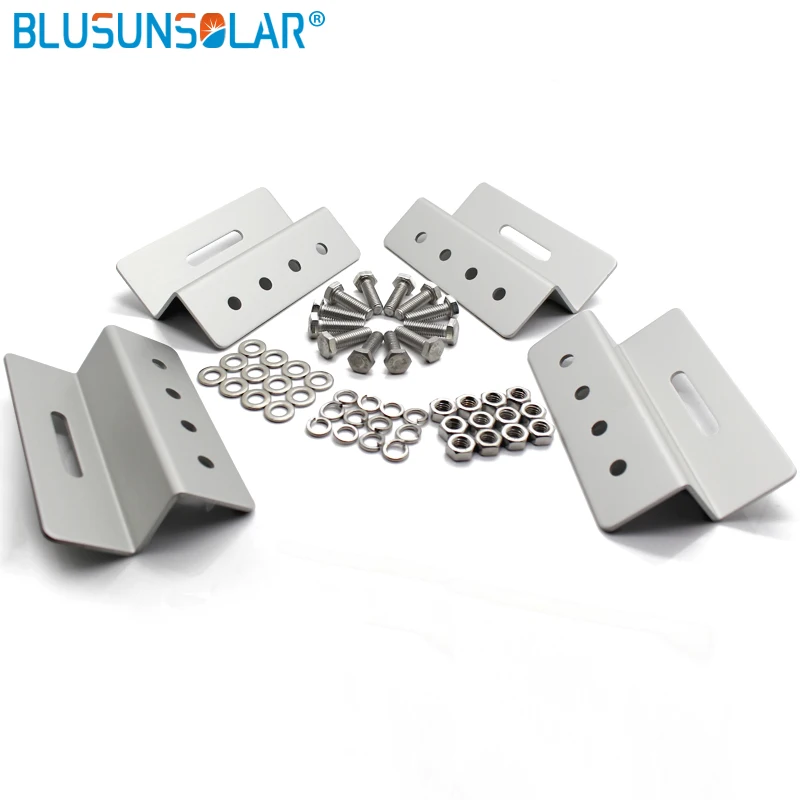 

1 Set 100% Aluminum Z- mounting Type Solar Panel Roof Mounting Bracket for carvan roof