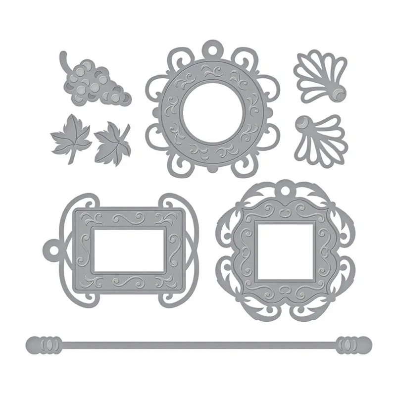 

YaMinSanNiO Metal Craft Frame Dies Cut Cutting Dies 2019 New Birthday Gift for Scrapbooking Card Making Album Paper Embossing