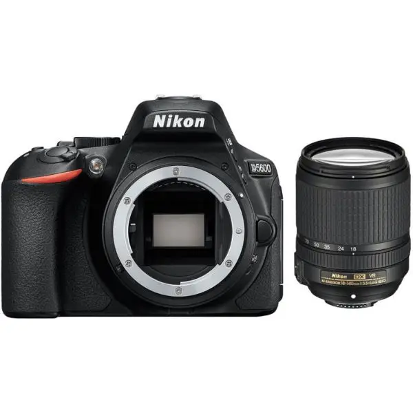

Nikon D5600 DSLR Camera Body with AFS 18-140mm Lens Kit (Black)