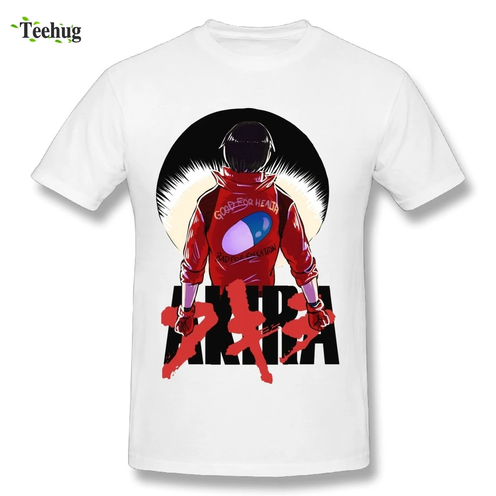 

Awesome Man Novelty Akira T Shirts O-neck Breathable Shotaro Kaneda Motorcycle Neo Tokyo Tee Shirts