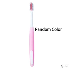 Взрослая u-обрезная Ортодонтическая зубная щетка, зубная мягкая спиральная шелковая антибактериальная зубная Чистка, инструмент для ухода за полостью рта, противоскользящая Силиконовая ручка