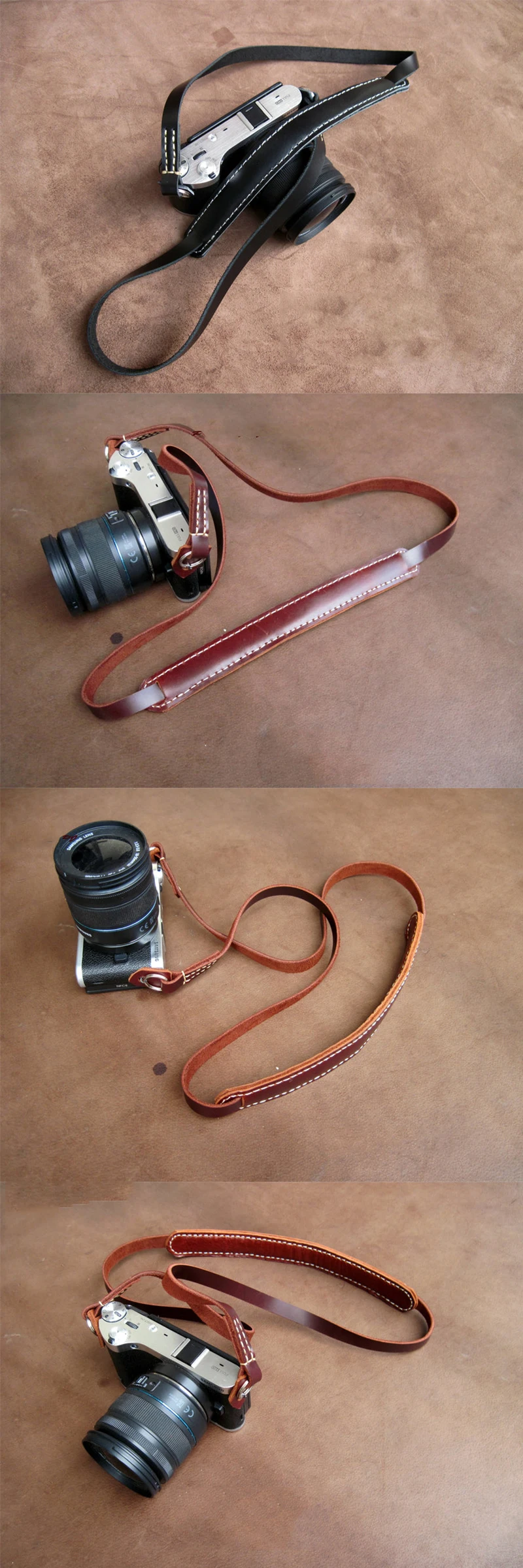 Ручной работы ремень для камеры в стиле ретро ремень для камеры DSLR ремешок на руку кожаный прочный аксессуары для камеры Прочный плечевой ремень для камеры