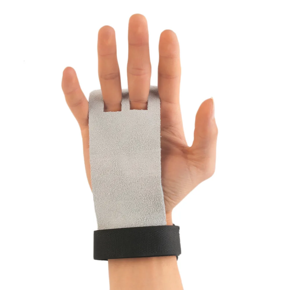 Grips Leather Palm Protectors Gym Strength Training font b Glove b font Pull Up Lift new