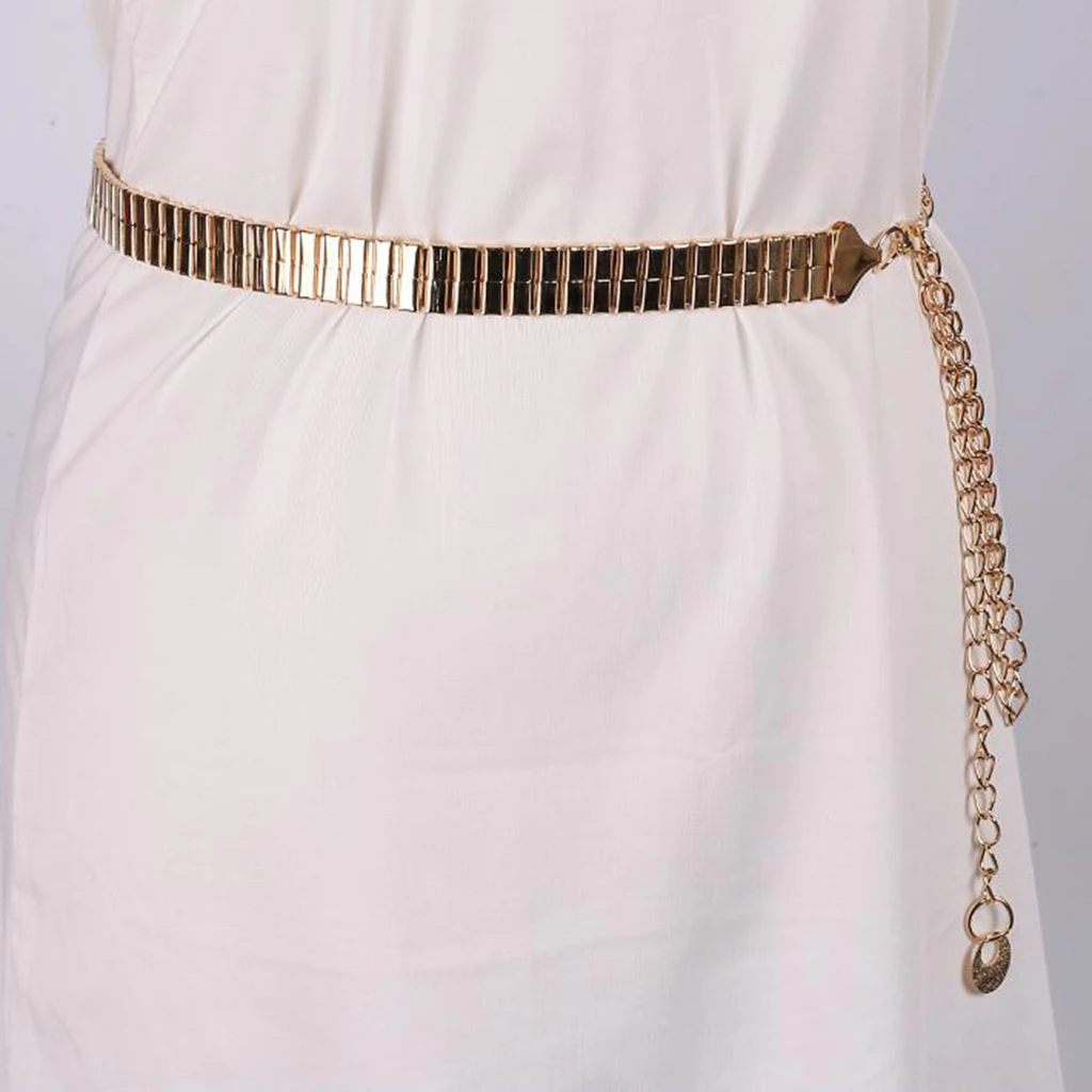 

Women's Chic Gold Metal Chain Skinny Fashion Belt Hip High Waist Belt Charms Belt Chain Party Dress Waist Chain Belts
