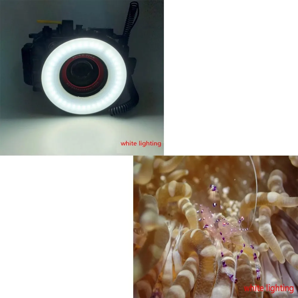 Seafrogs Underwater Macro Ring Flash Light for Fujifilm X100F Waterproof Housing Case Underwater Diving Camera Fill Lighting