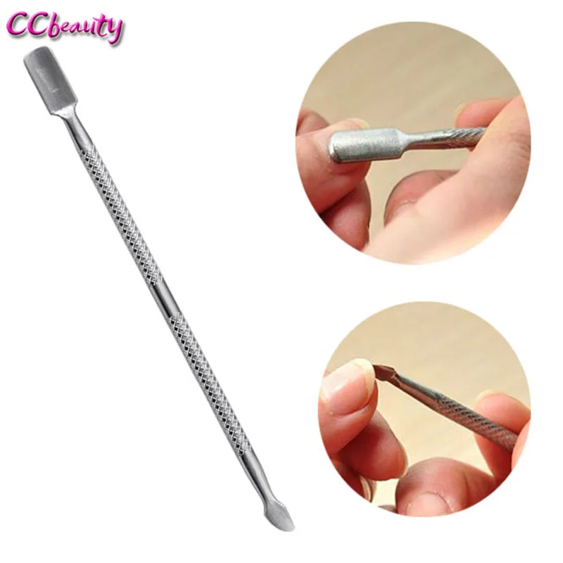 

CCbeauty Manicure Tools Double Stainless Steel Push Big Steel Push Off Dead Skin Unloading Nails Available Large Dead Skin
