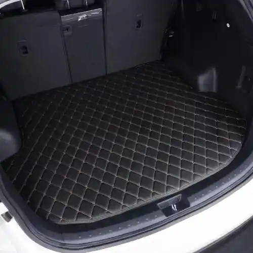 WHITE TRIM JAGUAR XE 2015 ON TAILORED CAR FLOOR MATS CARPET BLACK MAT