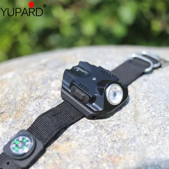 

YUPARD Q5 LED Wrist Watch rechargeable built-in battery Wrist Model Flashlight USB Charging lamp Tactical Torch