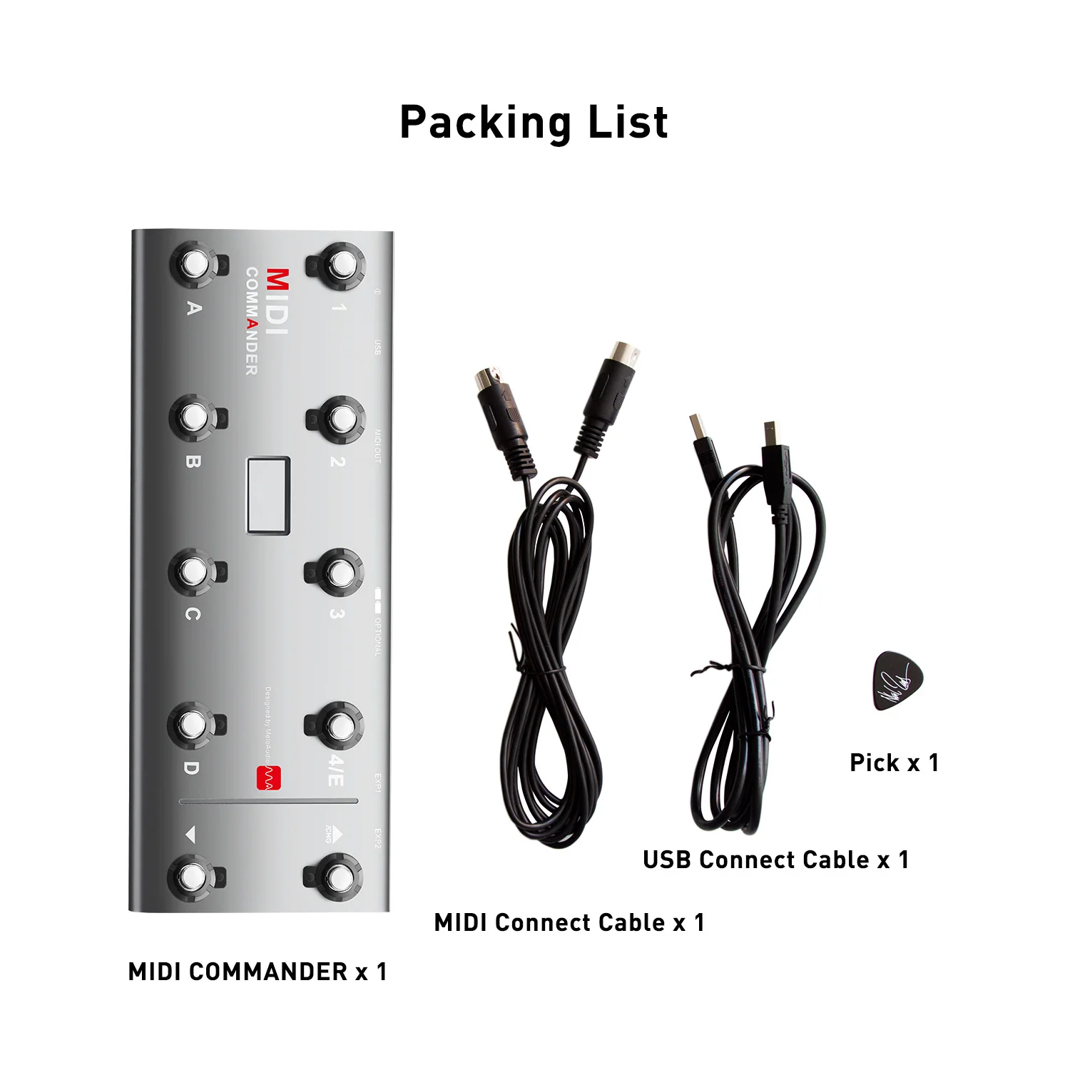 MIDI Commander гитарная педаль Портативный USB MIDI ножной контроллер с 10 ножными переключателями соответствует TS мини аудио интерфейс звуковая карта