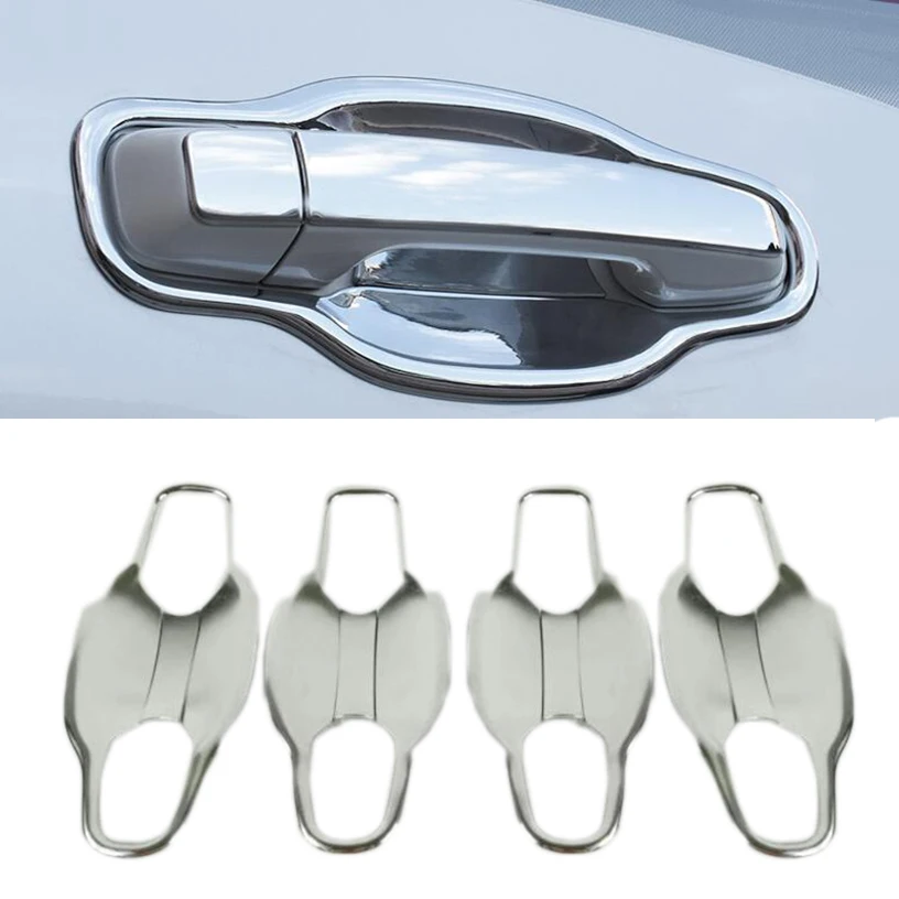 

Car door bowl pull chrome car-styling Exterior decoration products accessory For 2016 Toyota Land Cruiser 200