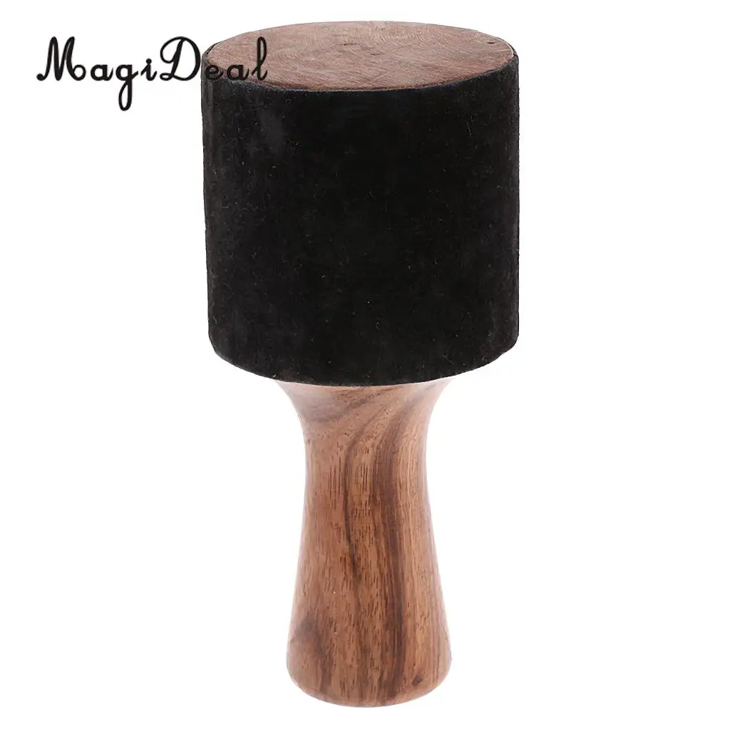 Tibetan Buddhism Singing Bowl Mallet Wood   w/ Leather Head for Relax Yoga Art Crafts