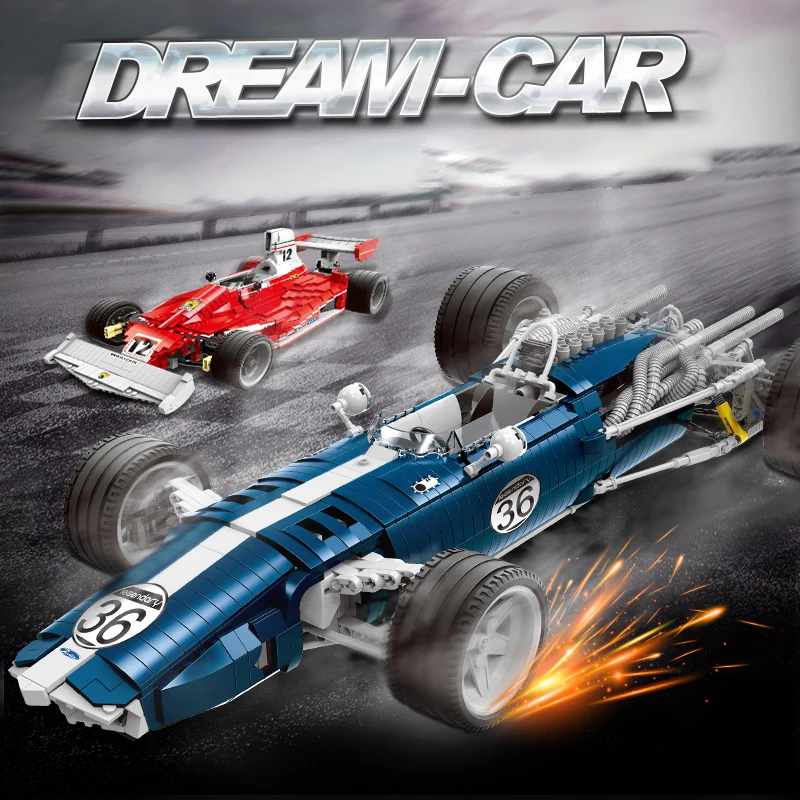 

XINGBAO Technic Blocks 24h Le Mans Racing Car F1 Racing Car Building Blocks Brick Model Kids Toys Marvel Compatible LOGO 03022