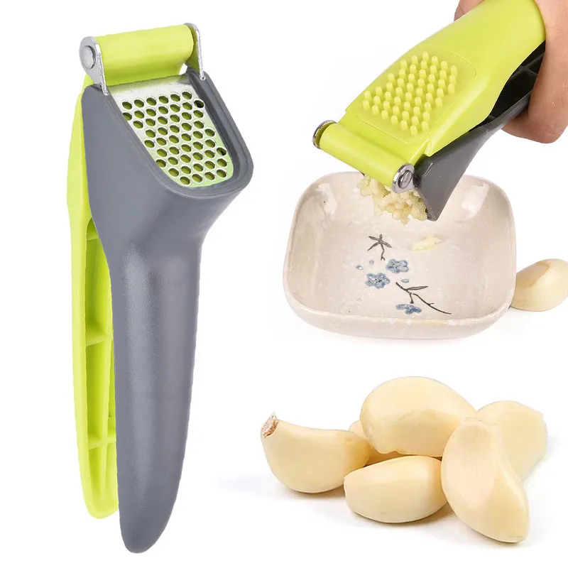 

Plastic Garlic Press Multi-function Grinding Garlic Mini Ginger Grinding Slicer Cutter Kitchen Accessories