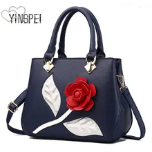 Женская дизайнерская сумка, новая модная повседневная женская сумка, роскошная сумка на плечо, качественная брендовая сумка из искусственной кожи с цветами, Милая женская сумка в Корейском стиле