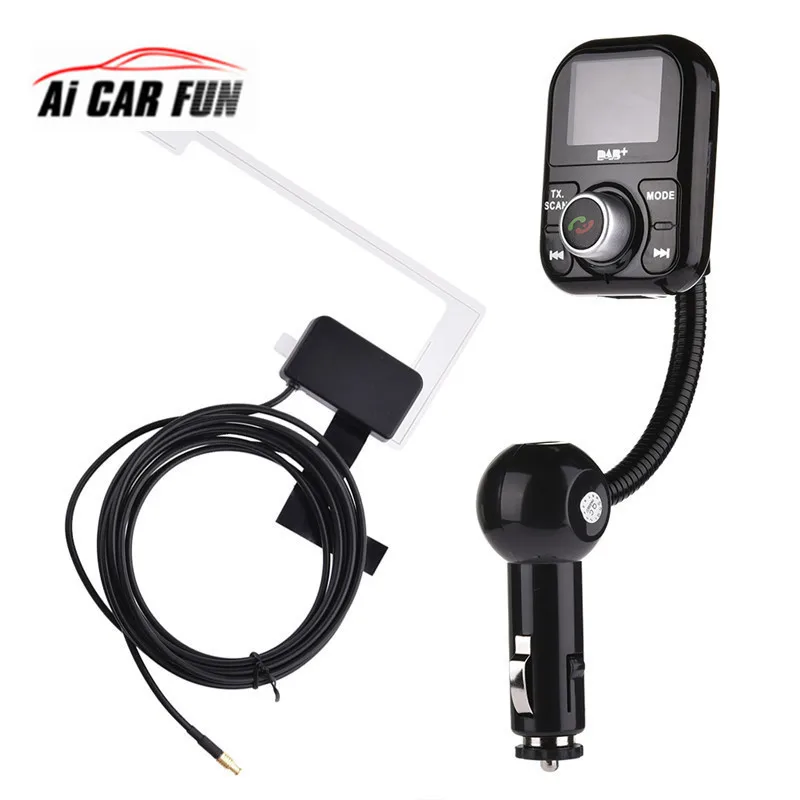 

Universal DAB/Antenna Adapter Receiver FM Transmitter Extension antenna Bluetooth Car DAB Player For Europe Australia Handsfree