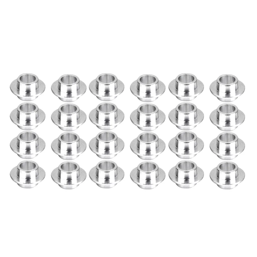 24 Pieces 8mm Inline Skates Wheel Bearings Spacers  Bushings Roller Skates Accessories for Ice Skating Roller Skating 