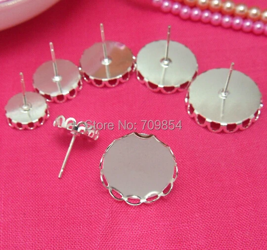 sterling silver findings earring post rose sterling silver findings earring post rose