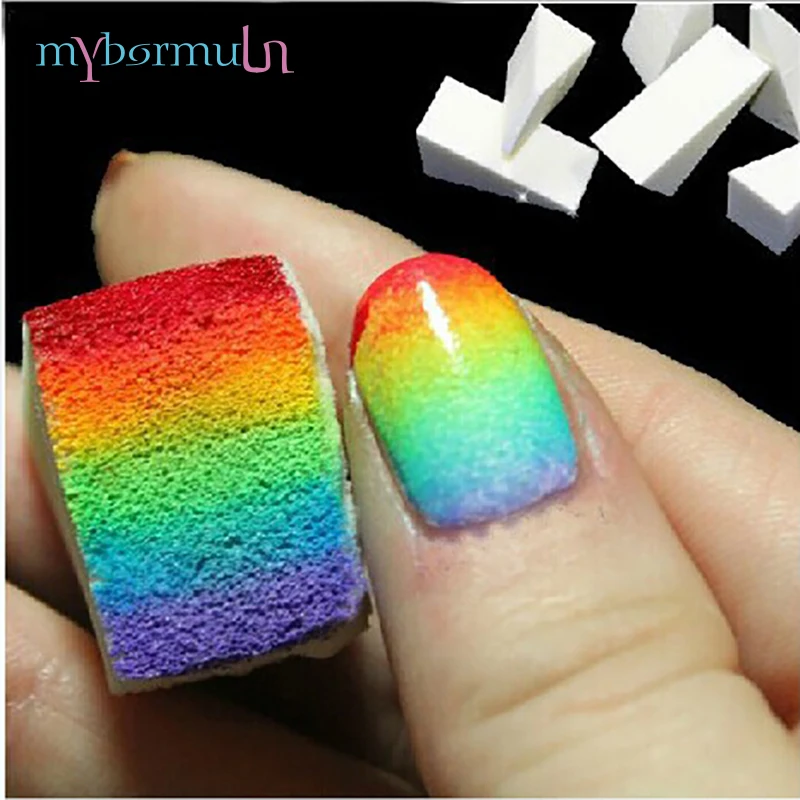 MYBORMULA 8 шт./компл. мягкая треугольная губка для переноса изображений градиентный