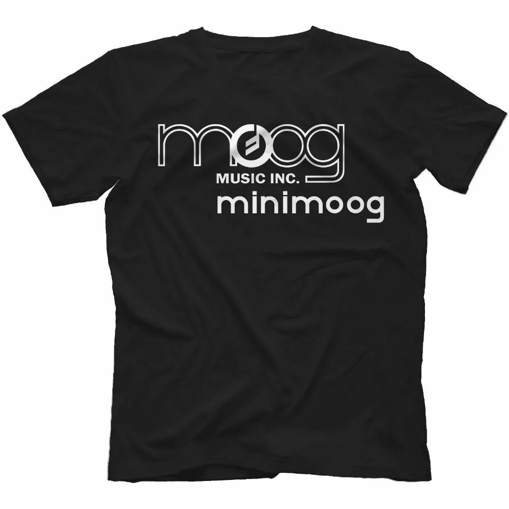 Футболка Minimoog из 100% хлопка аналоговый синтезатор в ретро стиле Мужская футболка