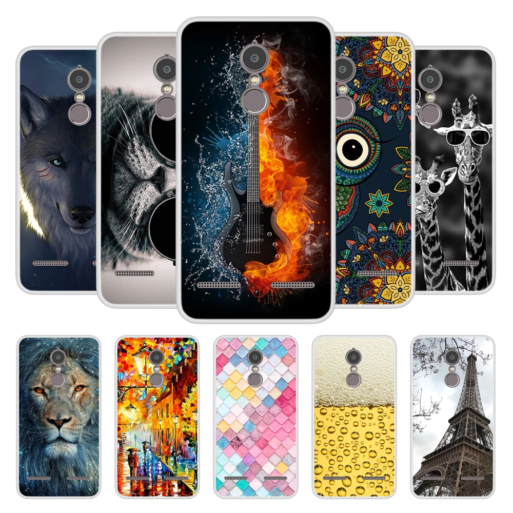 

Case for Lenovo K6 Power Soft Silicone TPU Chic Pattern Painted Cover for Lenovo K33A42 Phone Case